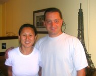 Laurent Baldini w Danielle Chheng at Ptit Bistro.jpg